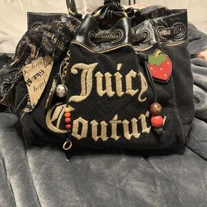Juicy Couture Black Tote Bag